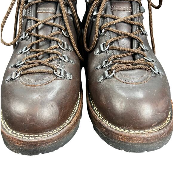 Viberg Pachena Bay Brown Leather Vibram Sole Hiking Boot Size US 10.5 D - Picture 9 of 13